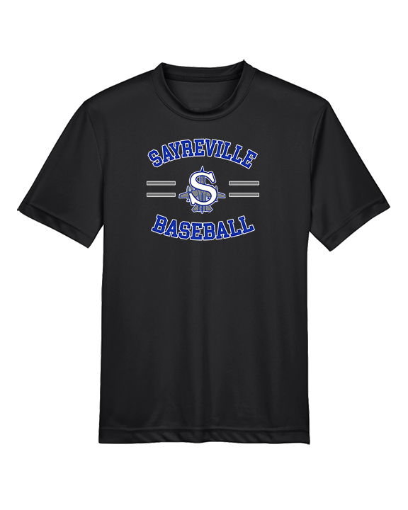 Sayreville War Memorial HS Baseball Curve - Youth Performance Shirt