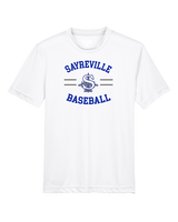 Sayreville War Memorial HS Baseball Curve - Youth Performance Shirt