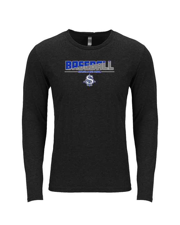 Sayreville War Memorial HS Baseball Cut - Tri-Blend Long Sleeve
