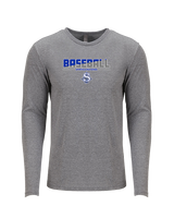 Sayreville War Memorial HS Baseball Cut - Tri-Blend Long Sleeve