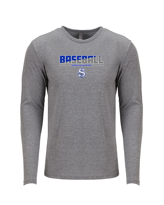 Sayreville War Memorial HS Baseball Cut - Tri-Blend Long Sleeve