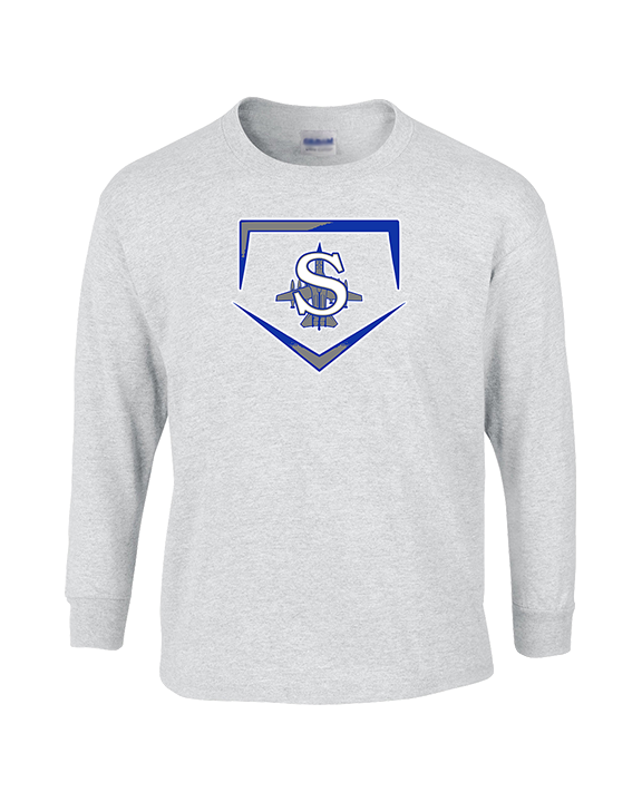 Sayreville War Memorial HS Baseball Plate - Cotton Longsleeve