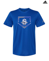 Sayreville War Memorial HS Baseball Plate - Mens Adidas Performance Shirt
