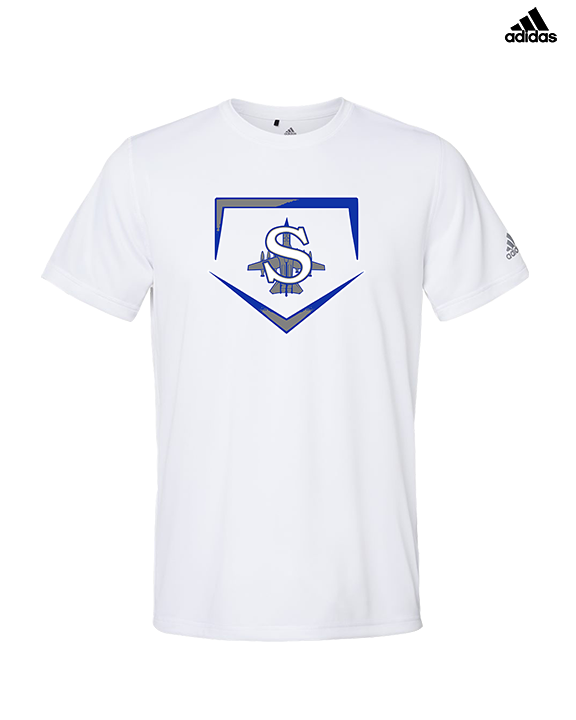 Sayreville War Memorial HS Baseball Plate - Mens Adidas Performance Shirt