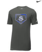 Sayreville War Memorial HS Baseball Plate - Mens Nike Cotton Poly Tee