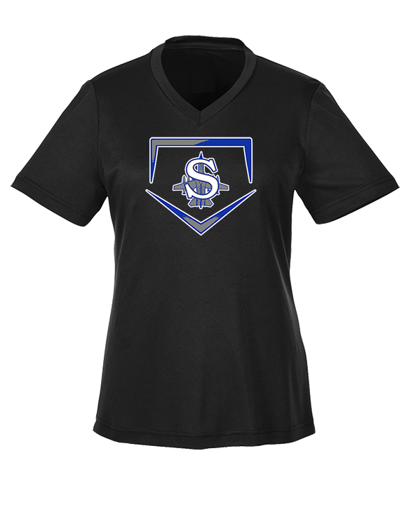 Sayreville War Memorial HS Baseball Plate - Womens Performance Shirt