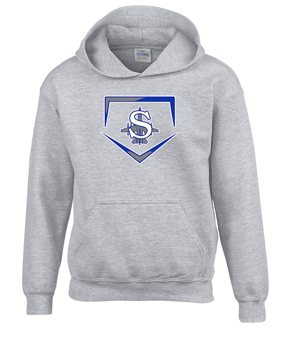Sayreville War Memorial HS Baseball Plate - Youth Hoodie