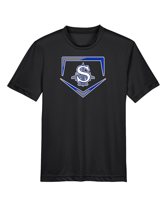 Sayreville War Memorial HS Baseball Plate - Youth Performance Shirt
