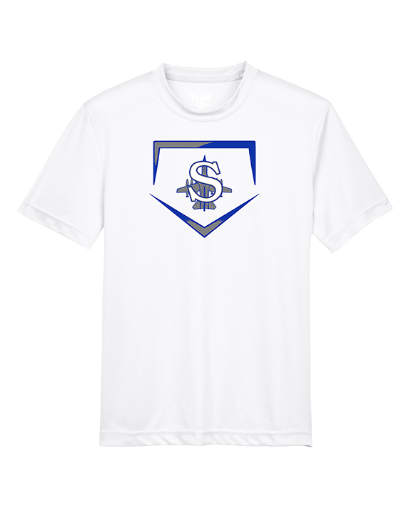 Sayreville War Memorial HS Baseball Plate - Youth Performance Shirt