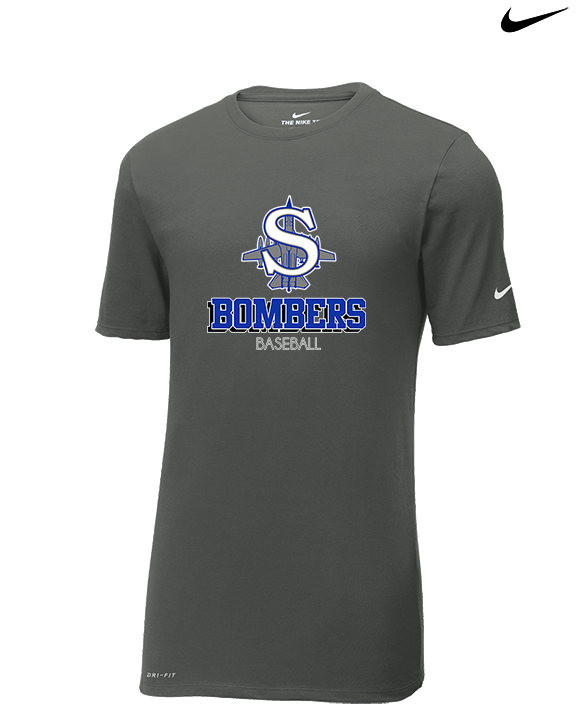 Sayreville War Memorial HS Baseball Shadow - Mens Nike Cotton Poly Tee
