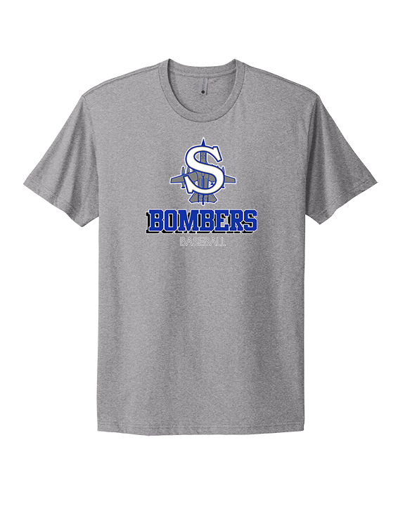 Sayreville War Memorial HS Baseball Shadow - Mens Select Cotton T-Shirt