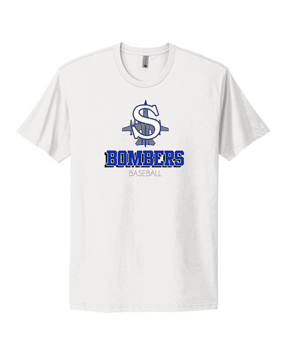 Sayreville War Memorial HS Baseball Shadow - Mens Select Cotton T-Shirt