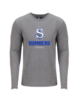 Sayreville War Memorial HS Baseball Shadow - Tri-Blend Long Sleeve