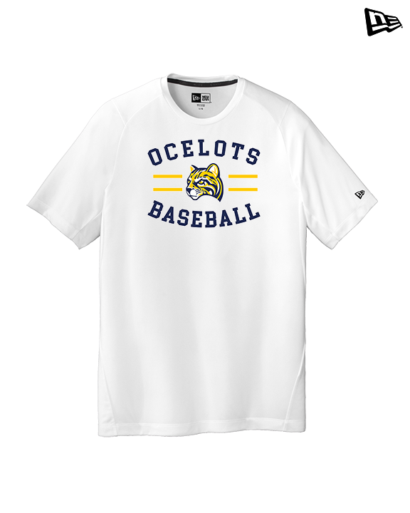 Schoolcraft College Baseball Curve - New Era Performance Shirt