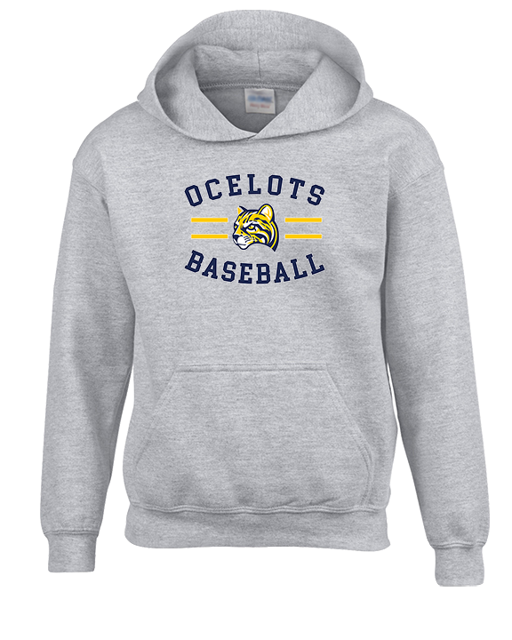 Schoolcraft College Baseball Curve - Youth Hoodie