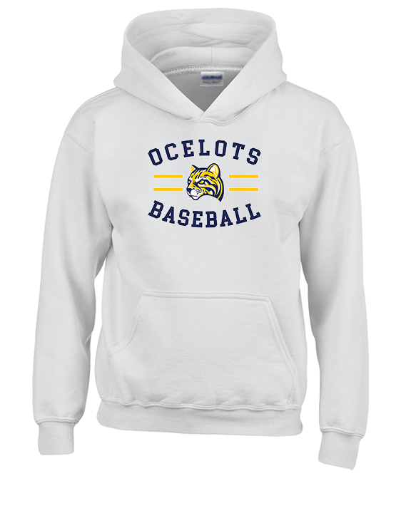 Schoolcraft College Baseball Curve - Youth Hoodie