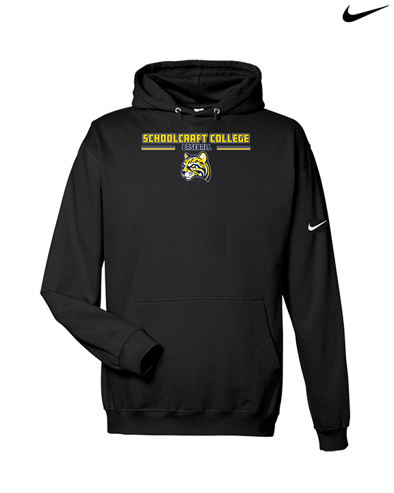 Schoolcraft College Baseball Keen - Nike Club Fleece Hoodie
