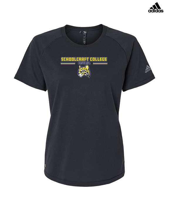 Schoolcraft College Baseball Keen - Womens Adidas Performance Shirt