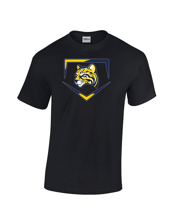 Schoolcraft College Baseball Plate - Cotton T-Shirt