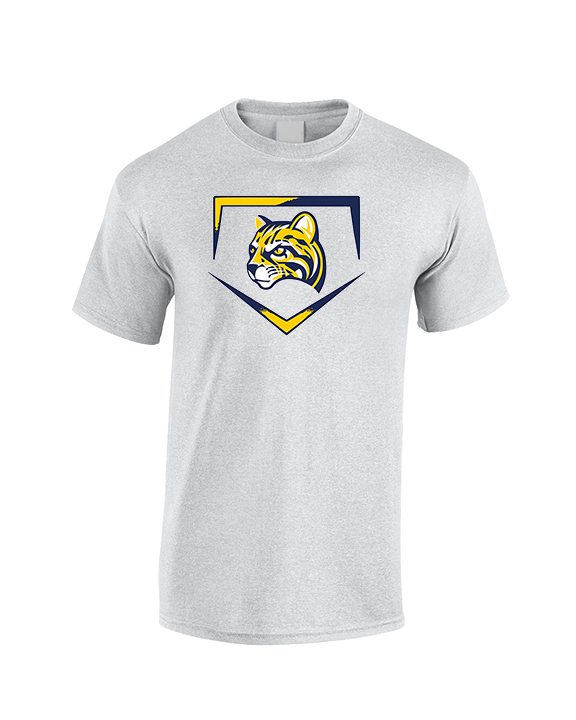 Schoolcraft College Baseball Plate - Cotton T-Shirt