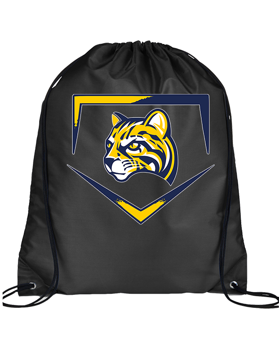 Schoolcraft College Baseball Plate - Drawstring Bag