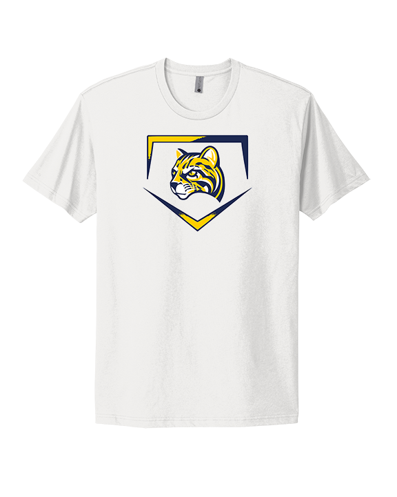 Schoolcraft College Baseball Plate - Mens Select Cotton T-Shirt