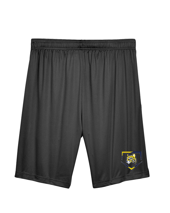 Schoolcraft College Baseball Plate - Mens Training Shorts with Pockets