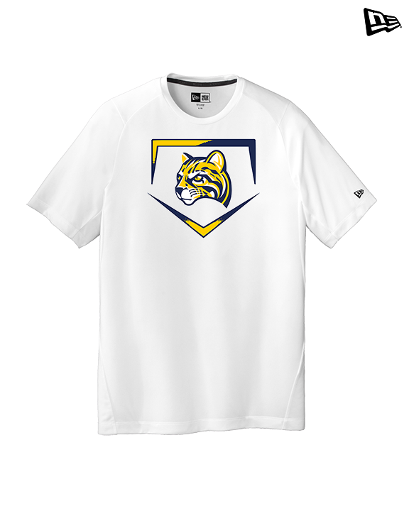 Schoolcraft College Baseball Plate - New Era Performance Shirt