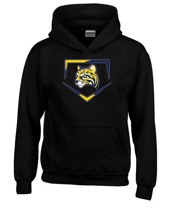 Schoolcraft College Baseball Plate - Youth Hoodie