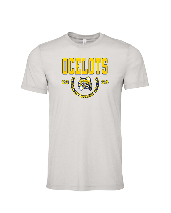 Schoolcraft College Baseball Swoop - Tri-Blend Shirt