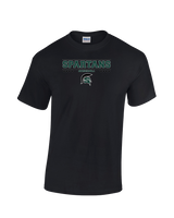 Schurr HS Baseball Border - Cotton T-Shirt