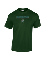 Schurr HS Baseball Border - Cotton T-Shirt