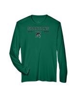 Schurr HS Baseball Border - Performance Long Sleeve