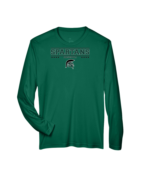 Schurr HS Baseball Border - Performance Long Sleeve
