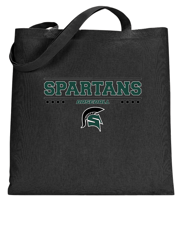 Schurr HS Baseball Border - Tote Bag