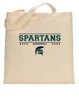 Schurr HS Baseball Border - Tote Bag