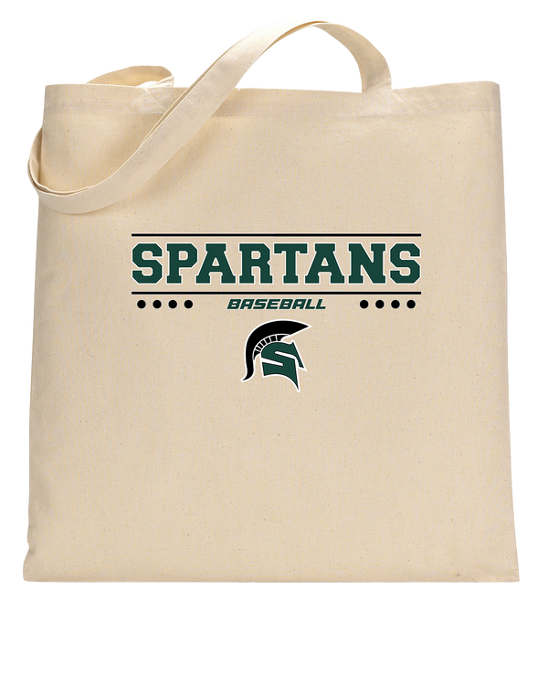 Schurr HS Baseball Border - Tote Bag