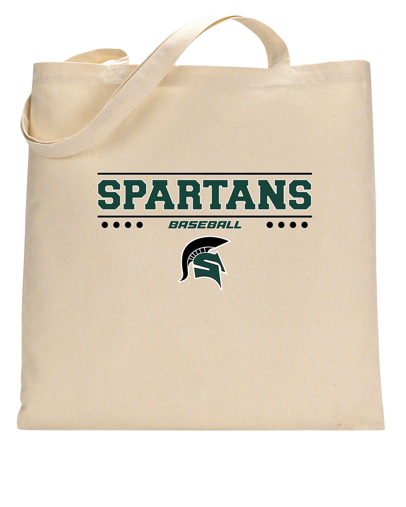 Schurr HS Baseball Border - Tote Bag