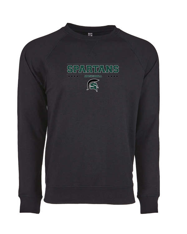 Schurr HS Baseball Border - Crewneck Sweatshirt
