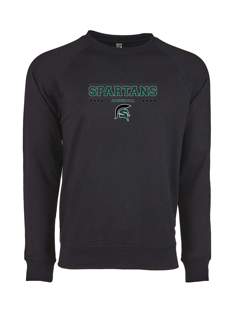 Schurr HS Baseball Border - Crewneck Sweatshirt