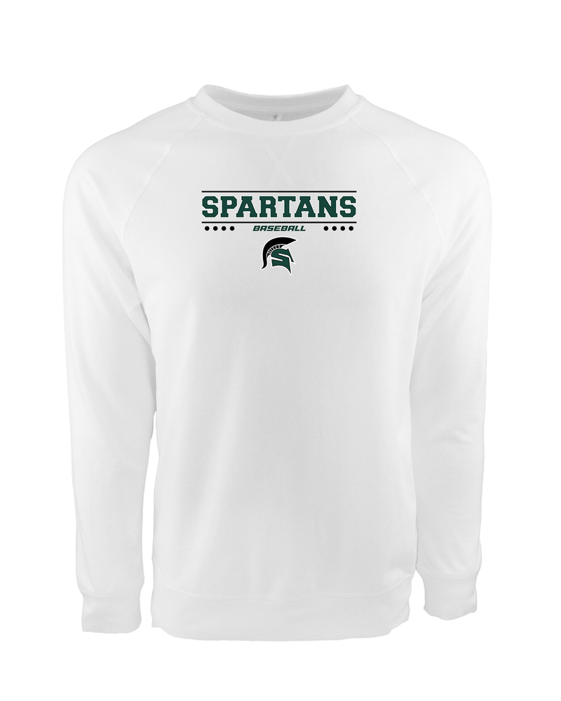 Schurr HS Baseball Border - Crewneck Sweatshirt