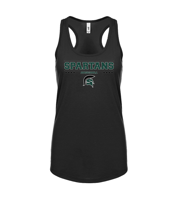 Schurr HS Baseball Border - Women’s Tank Top