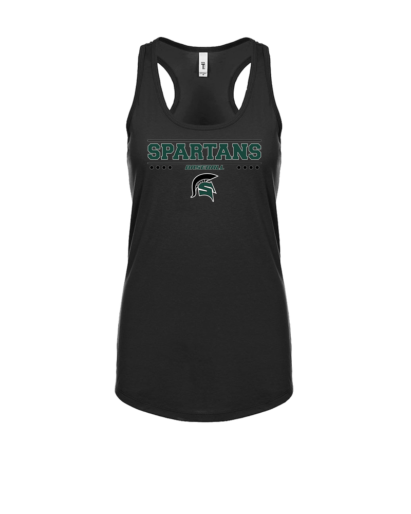 Schurr HS Baseball Border - Women’s Tank Top