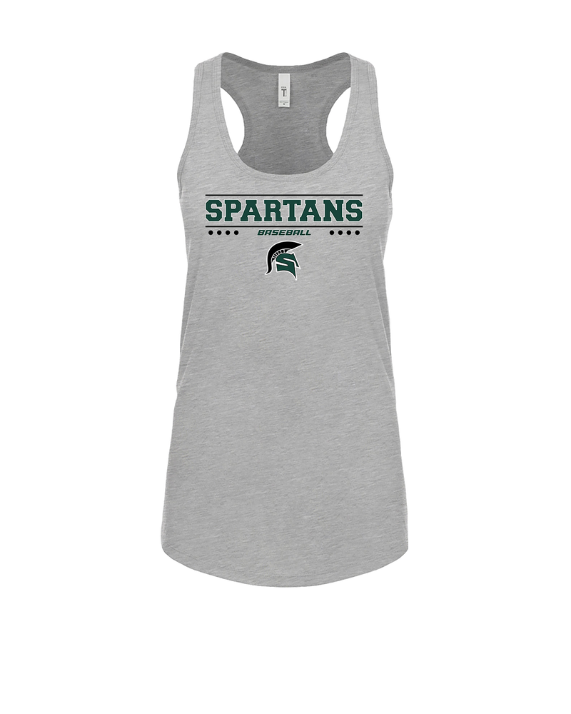 Schurr HS Baseball Border - Women’s Tank Top