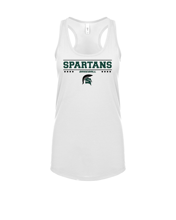 Schurr HS Baseball Border - Women’s Tank Top
