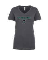 Schurr HS Baseball Border - Women’s V-Neck