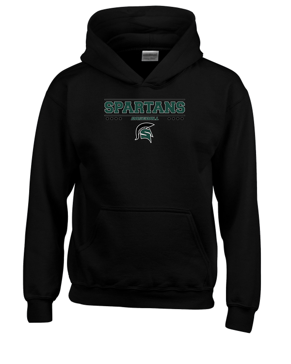 Schurr HS Baseball Border - Youth Hoodie