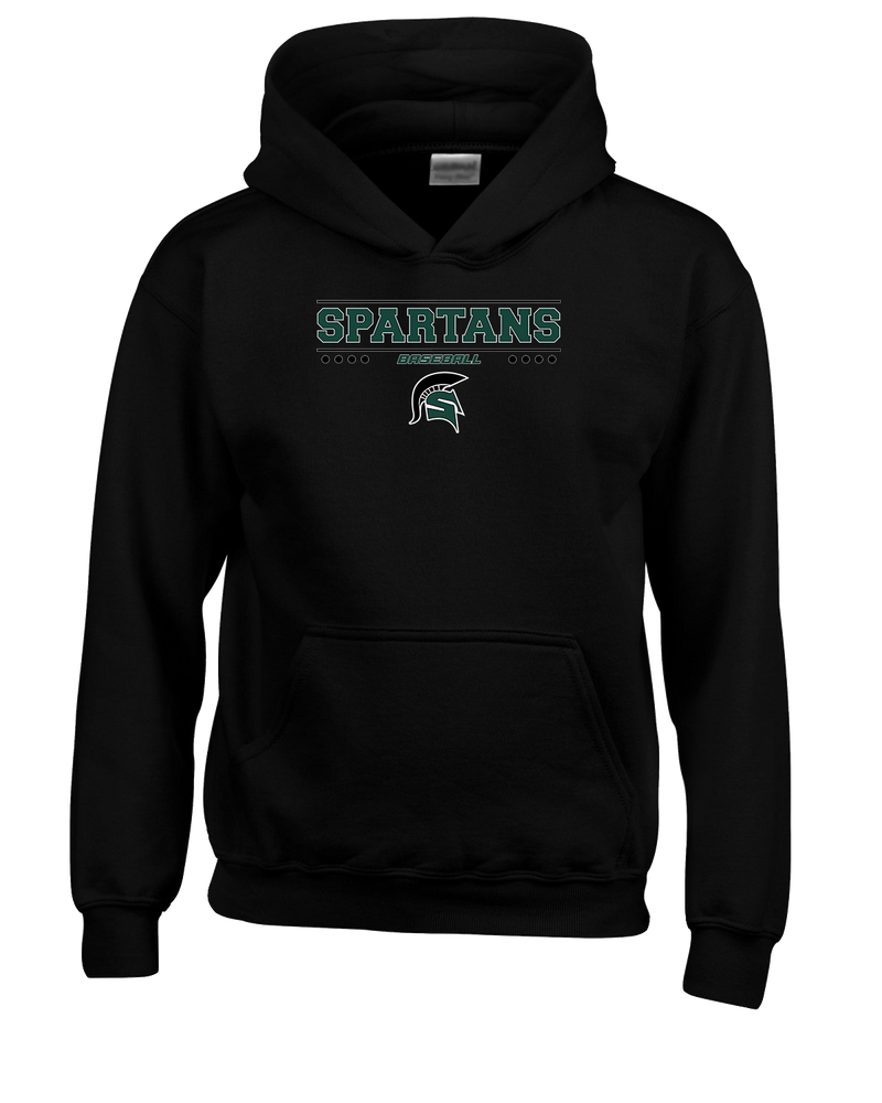 Schurr HS Baseball Border - Youth Hoodie