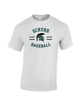 Schurr HS Baseball Curve - Cotton T-Shirt