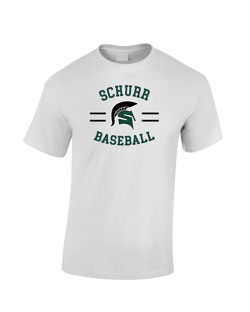 Schurr HS Baseball Curve - Cotton T-Shirt
